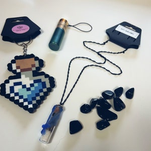 Anti-Bad Vibes Potion bundle kit / potion keychain /  starter witch kit / Apothecary Starter Kit/ Ritual Kit/ spell necklace