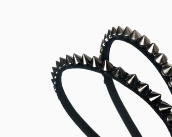 Spiked headband, spiked accessories by PuffyCheeks