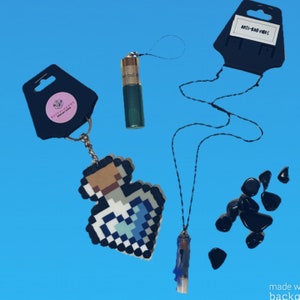 Anti-Bad Vibes Potion bundle kit / potion keychain /  starter witch kit / Apothecary Starter Kit/ Ritual Kit/ spell necklace