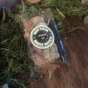 Not your basic witch starter kit, sage set, shrine tools, home cleansing