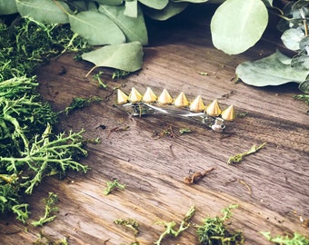 Spiked Barrette by PuffyCheeks