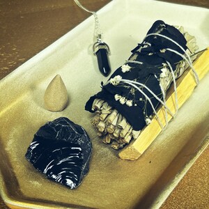 I’ve got a smudge for that gift set, sage set, shrine tools, home cleansing, smudging