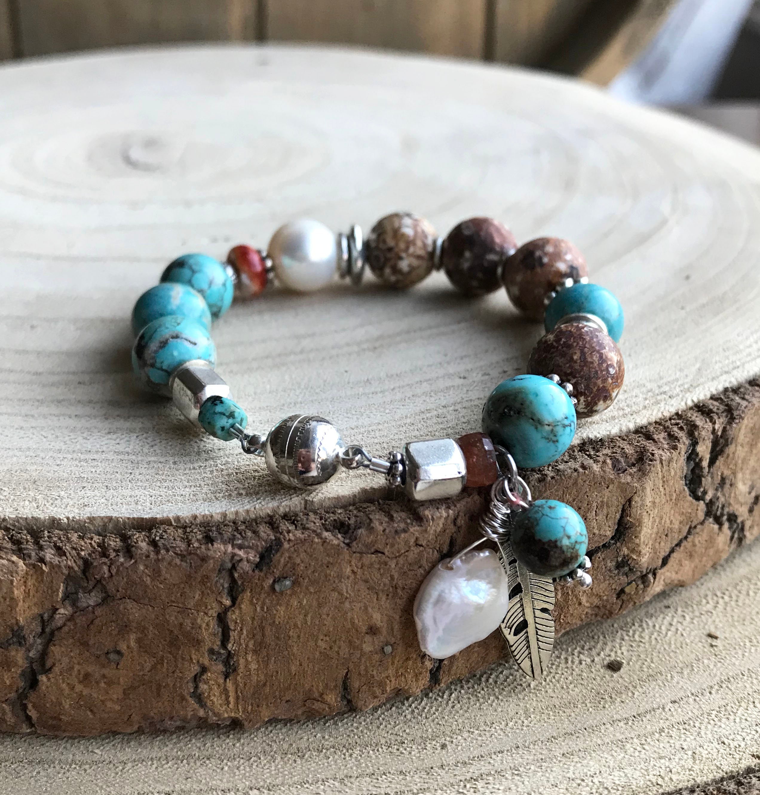 KAMIYA Mexican Beads Bracelet グリーン KAMIYA Mexican Beads Bracelet グリーン - メルカリ