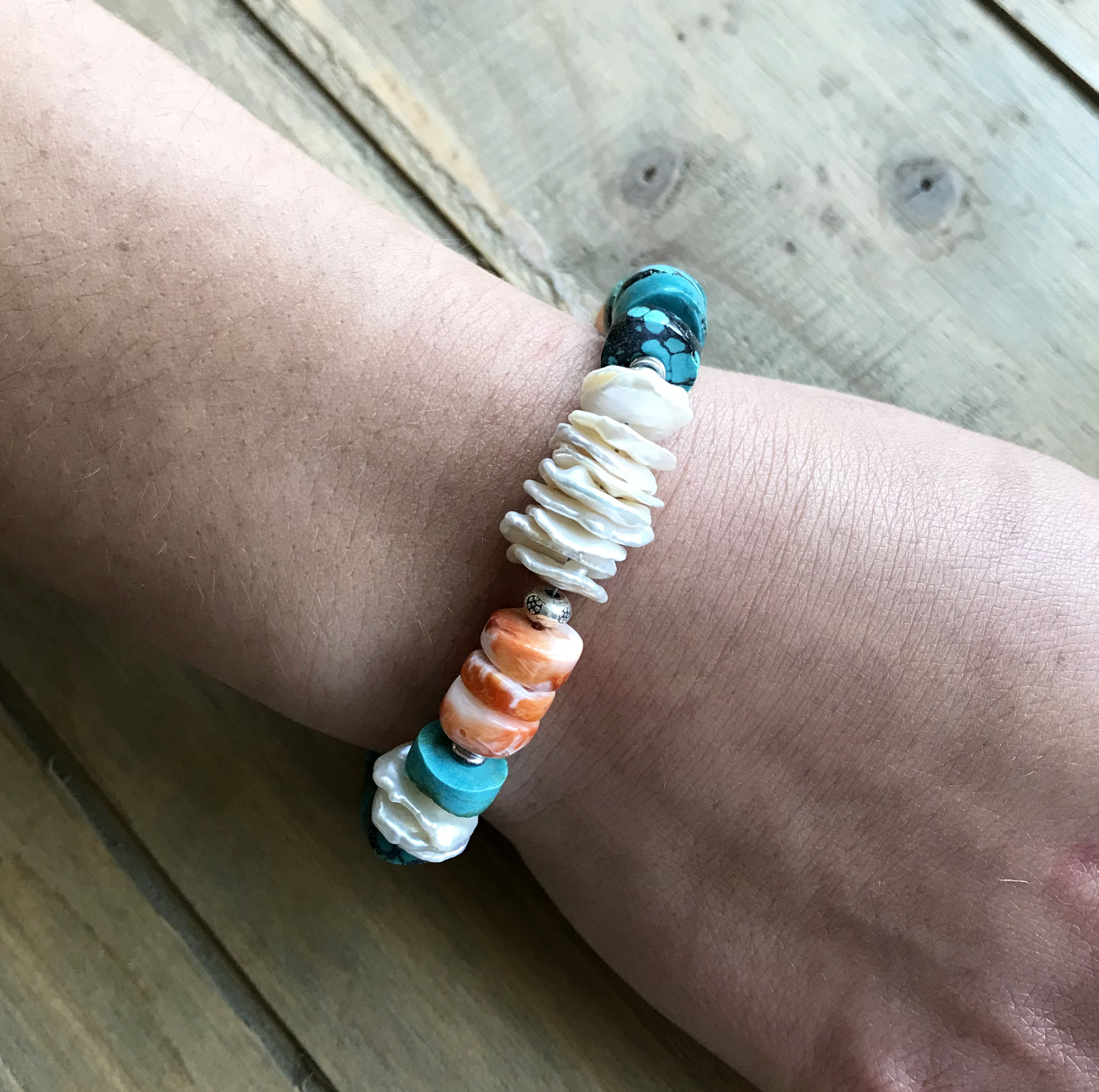 【関税込み】Blumarine ブレスレット Turquoise Southwest Chunky Bracelet, Sundance Style Spiny