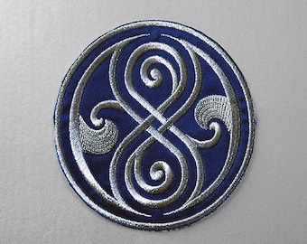Inspired Doctor Who, Seal of Rassilon sew/iron on Patch