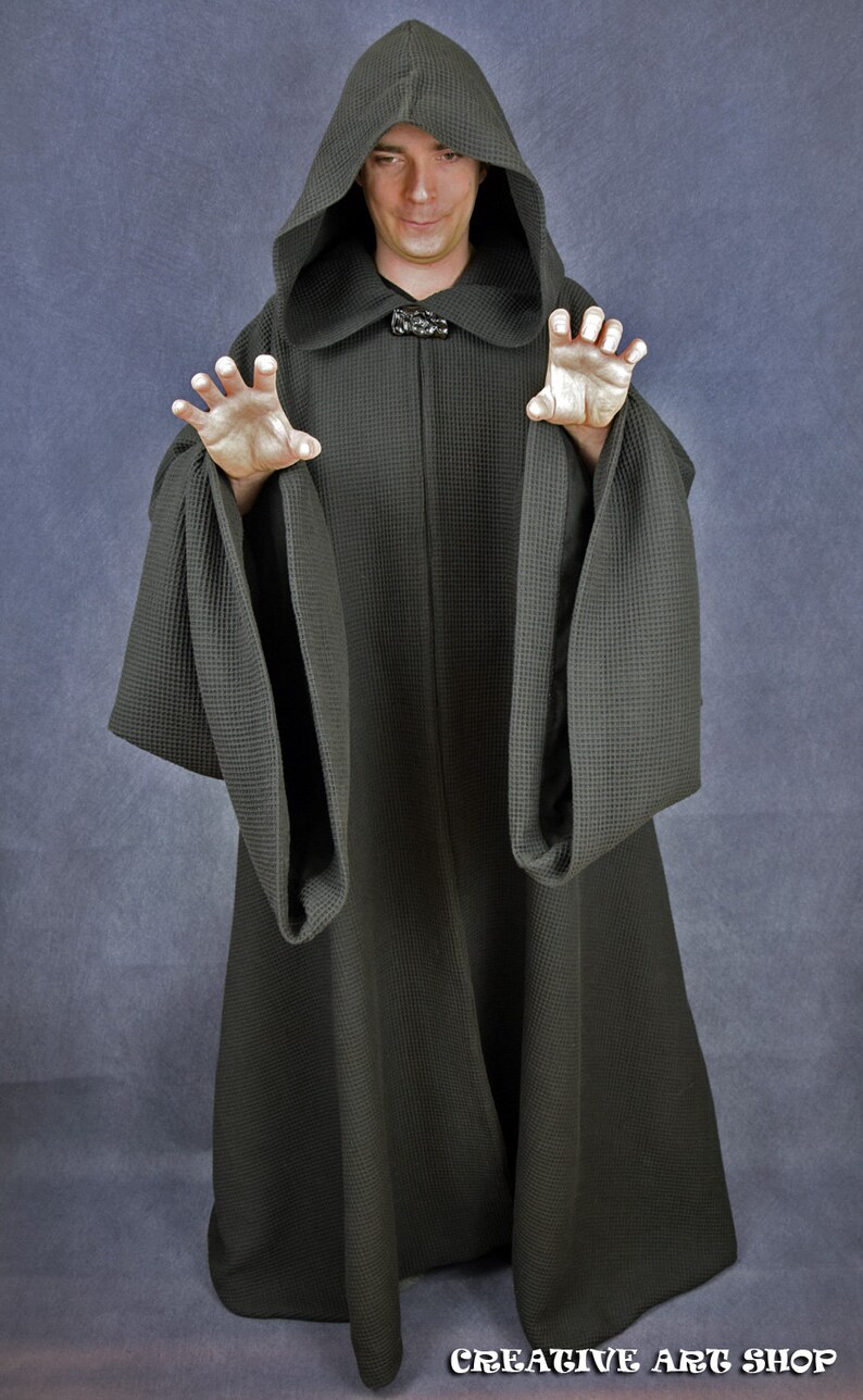 Star Wars Emperor Palpatine Black Sith Robe Etsy Denmark