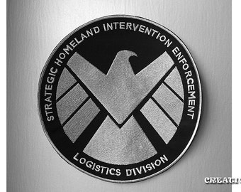 Agents of S.H.I.E.L.D. - XL 9" size Motorcycle Jackets sew/iron on Patch