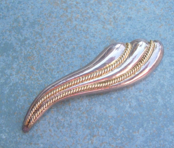 Art Deco Brooch Silver Vintage//Art Deco Jewelry//