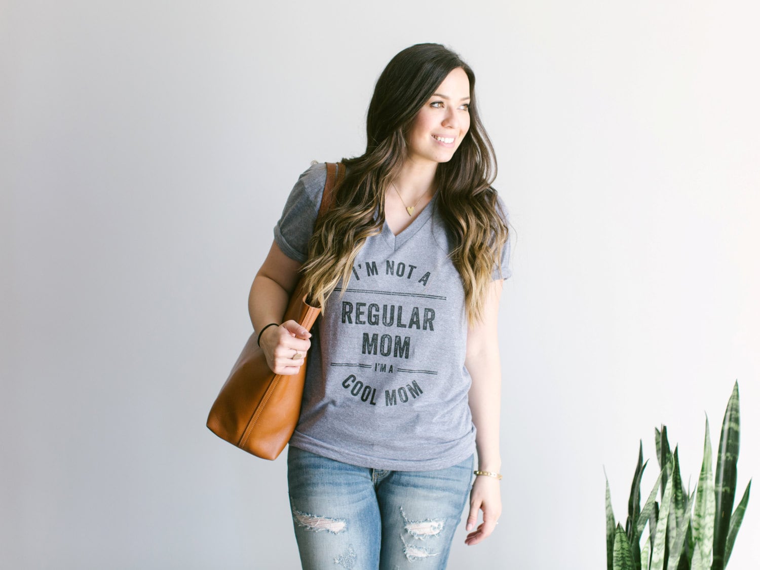I m Not A Regular Mom I m A Cool Mom T shirt Funny Typographic