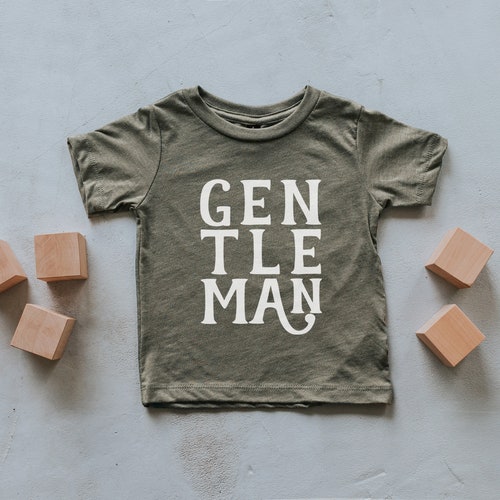 Gentleman Olive Green Baby \u0026 Kids T 