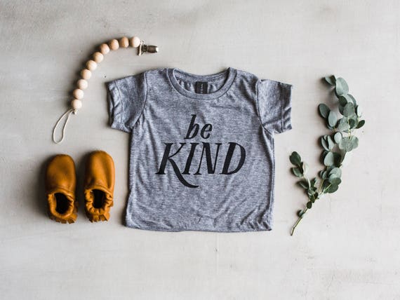 fokus Brawl ihærdige Be Kind Baby T-shirt Positive Kindness Shirt for Baby Girl - Etsy Australia