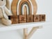 Custom Name Wooden Blocks • Handmade Personalized Blocks on Solid Wood • Montessori Wooden Toy & Nursery Decor • Handmade in USA 