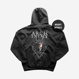 Sudadera con capucha de Arch Enemy - Álbum Blood Dynasty - Ropa de música metal - Merchandising para fans