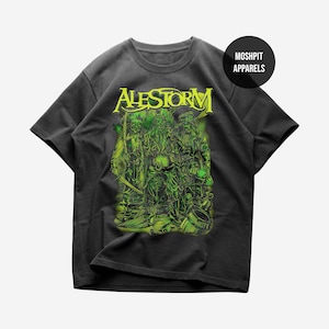 Alestorm T-Shirt - No Grave But The Sea Album - Metal Music Tee - Fan Merch
