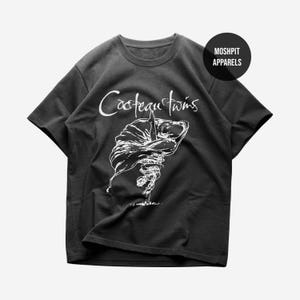 Camiseta de Cocteau Twins - Álbum Heaven Or Las Vegas - Camiseta de música rock - Merchandising para fans