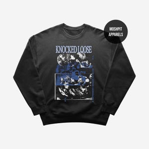 Knocked Loose Sweatshirt - A Different Shade Of Blue Album - Metal Music Clothing - Fan Merch