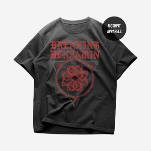 Breaking Benjamin T-Shirt - Dark Before Dawn Album - Rock Music Tee - Fan Merch