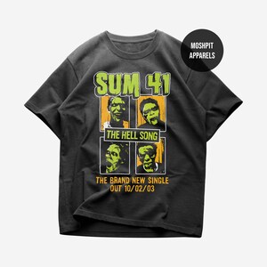Sum 41 T-Shirt - Underclass Hero Album - Rock Music Tee - Fan Merch