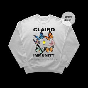 Clairo Sweatshirt - Immunity Album - Pop Music Clothing - Fan Merch