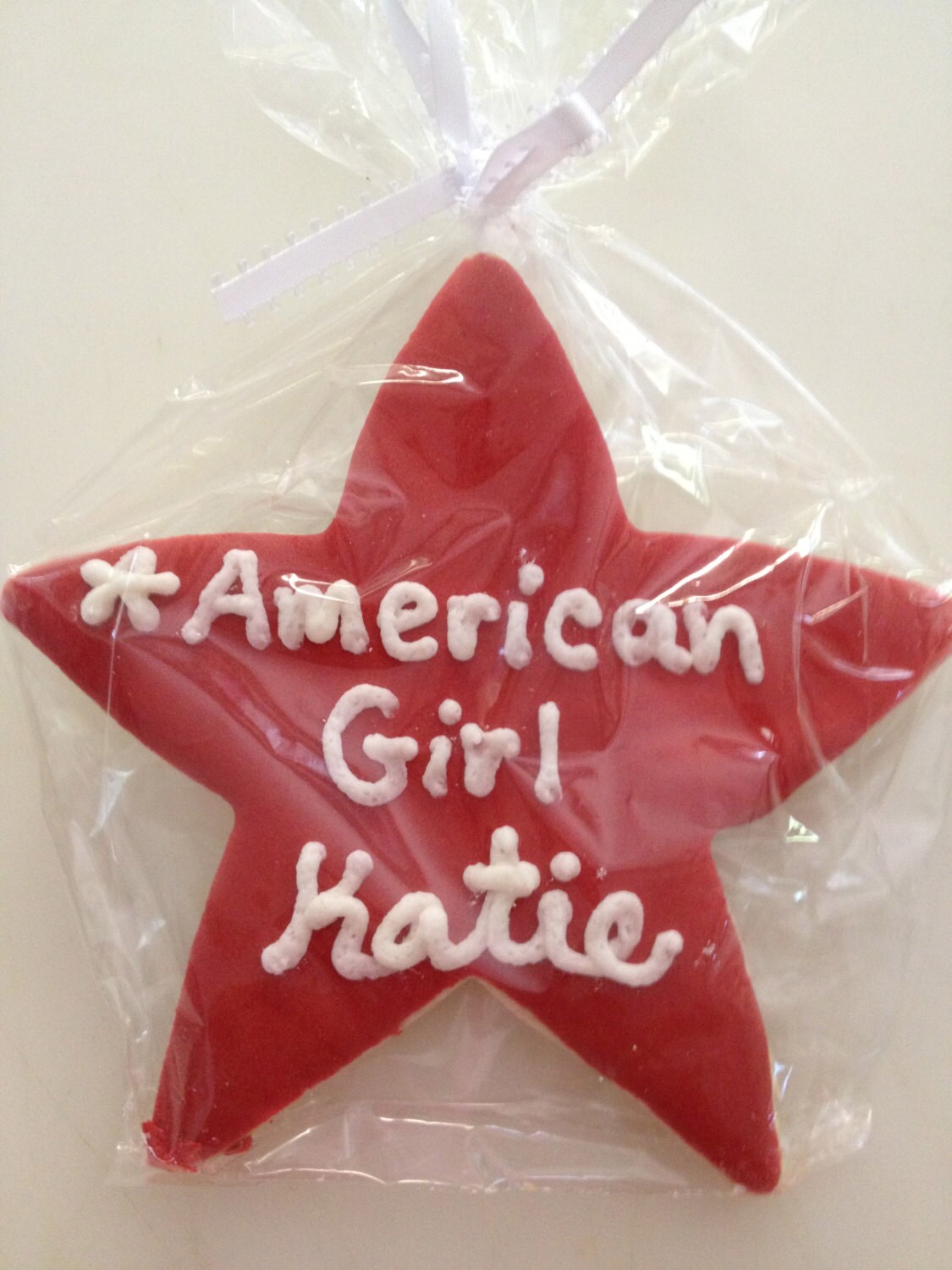 American Girl Star Cookie Favor or Personalize Any Star Cookie Etsy