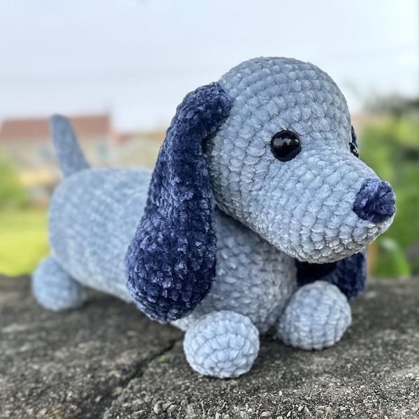 Dachshund Crochet Pattern: Amigurumi Wiener Dog (PDF Pattern)