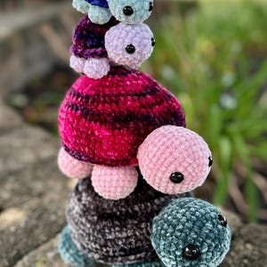 Mommy and Baby Turtle Crochet Pattern: Beginner-Friendly Amigurumi (PDF Pattern)