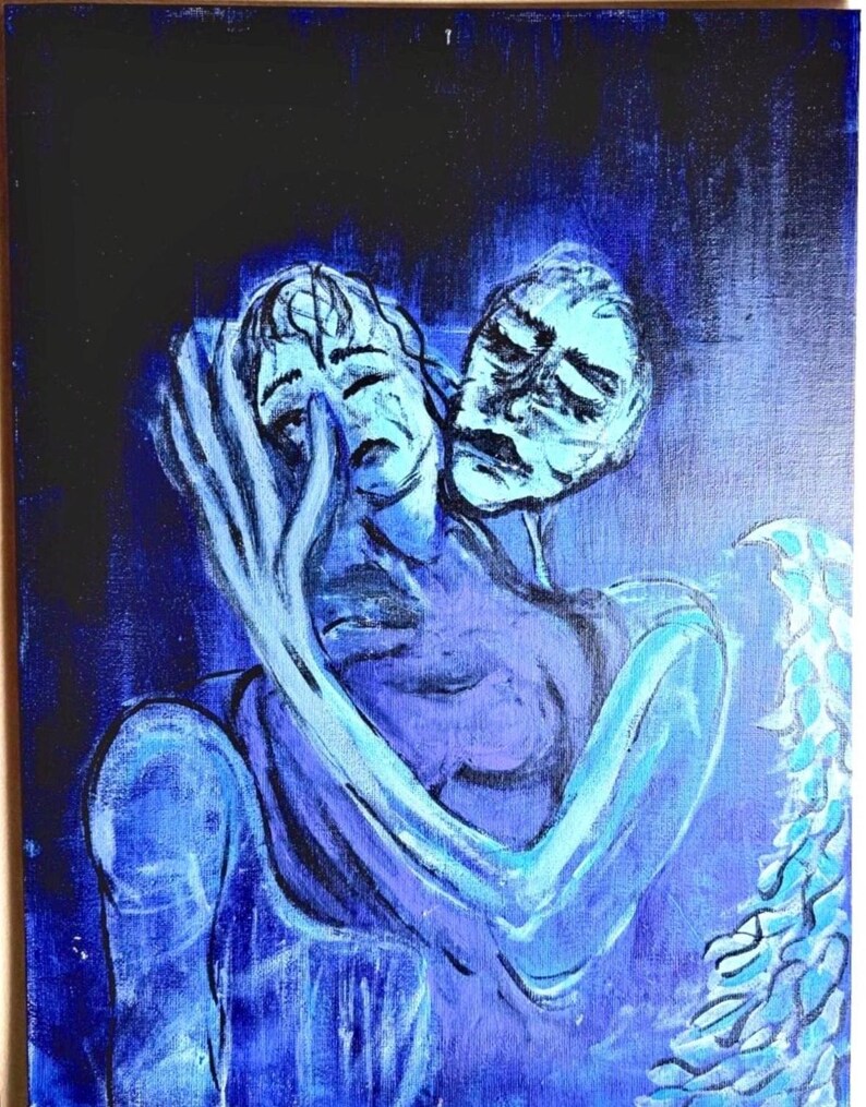 After the Curtain Falls-Acrylic Painting on Canvas image 2