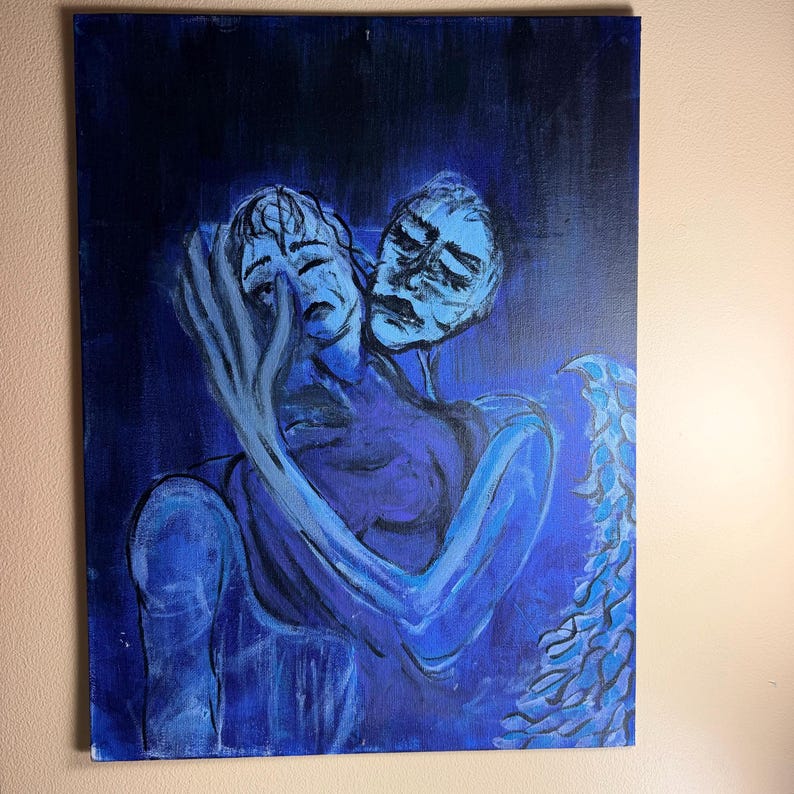 After the Curtain Falls-Acrylic Painting on Canvas image 3