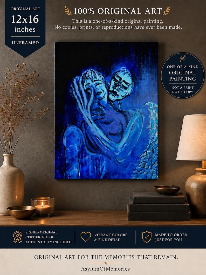 After the Curtain Falls-Acrylic Painting on Canvas image 1