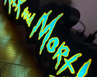 Rick and Morty LightBox - LED