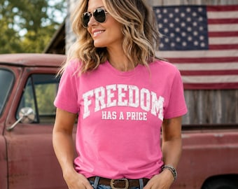 Amerikaans Vrijheid Liberty Adelaar Patriotisch 4 juli T-shirt