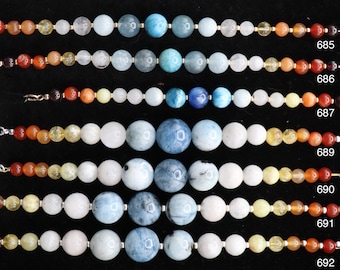 Star Main Sequence Hertzsprung-Russell Gemstone Bracelets