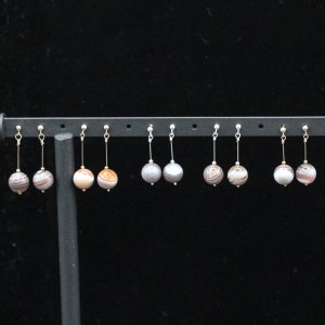Tiny Jupiter Earrings Agate 14kt gold-filled or Sterling Silver Handmade Suitable for Kids image 2