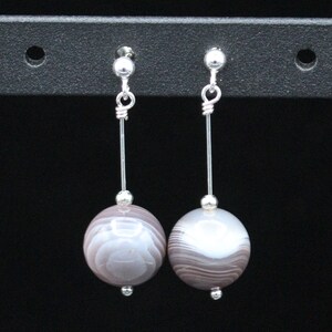 Tiny Jupiter Earrings Agate 14kt gold-filled or Sterling Silver Handmade Suitable for Kids 1373 sterling