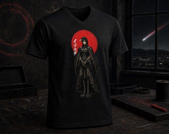 T-shirt unisex a maniche corte con scollo a V