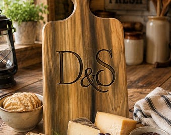 Monogramed Charcuterie board