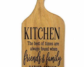 Personalized kitchen board