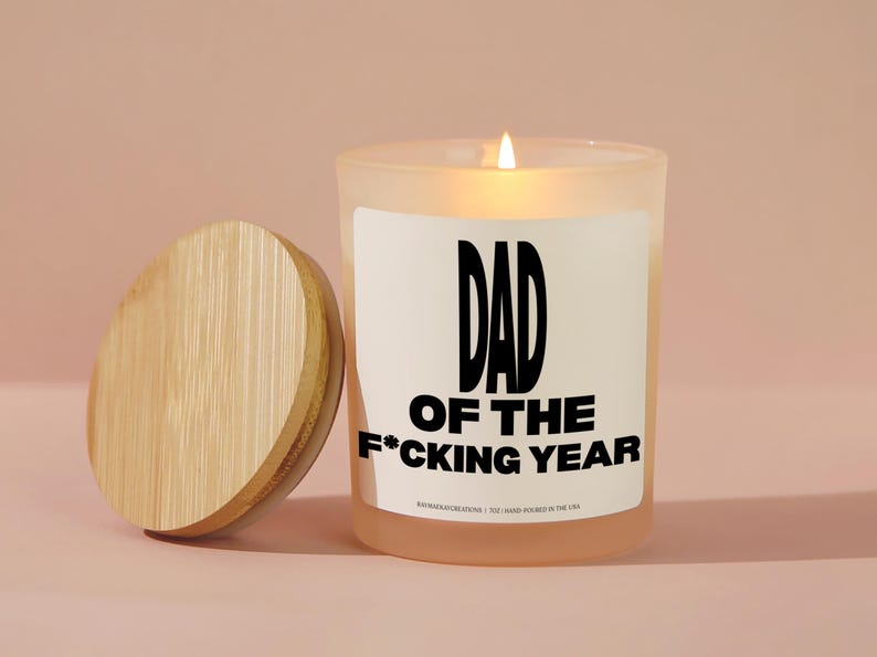 Gift for Candle for Dad, Custom Candle for Dad, Christmas Candle Gift ...