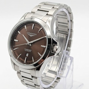 Longines Conquest Automatic Men's Watch – Brown Dial Stainless Steel Swiss Made