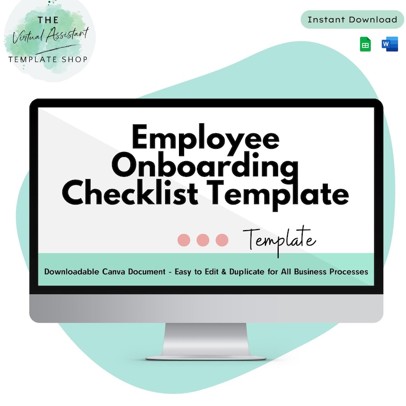 Customizable Employee Onboarding Checklist Template | Editable in Canva ...