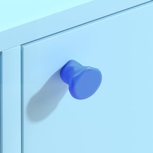 Bump Knob: Mjuk organisk skåpknopp | Färgglad lådhandtag | Möbelhandtag | Lekfull heminredning