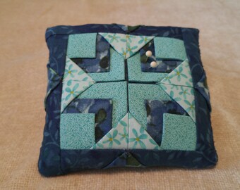 Pincushion Handmade Amish Folded Star Pattern