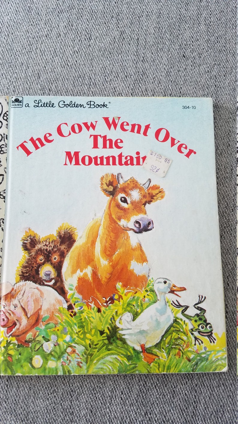 The Cow Went Over the Mountain (Little Golden Book)