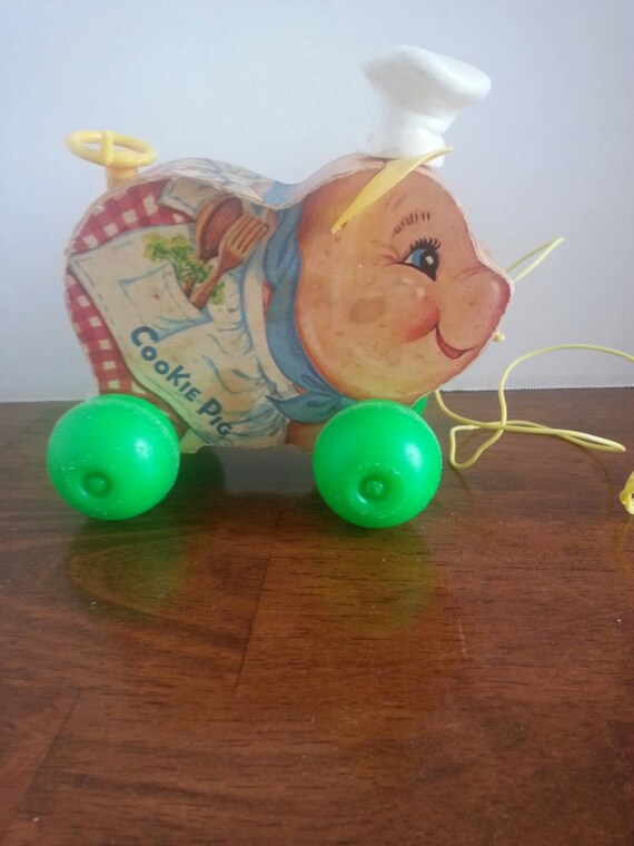 fisher price posting pig