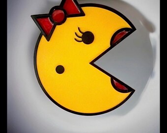 Ms Pac-Man collectible wall decor, sign