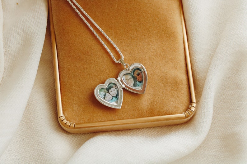 Heart Locket cross Necklace 14K gold religious gift for Christian cross gift spiritual cross gift for daughter memorial necklace for mom image 4