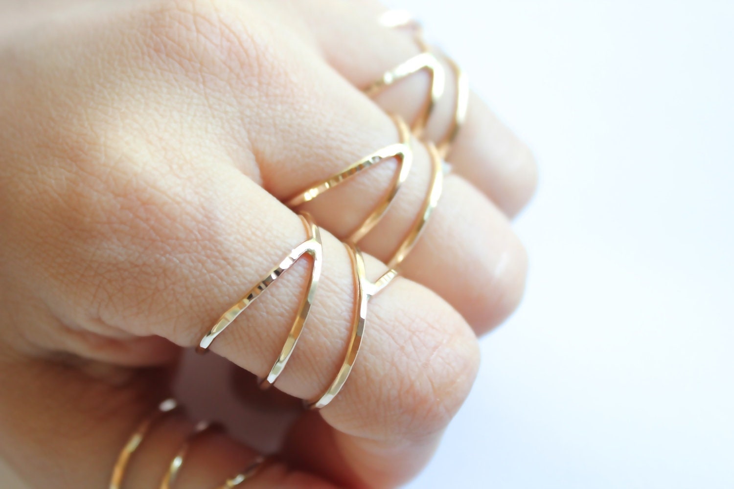 Simple Everyday Ring stack ring thin ring gold ring Etsy