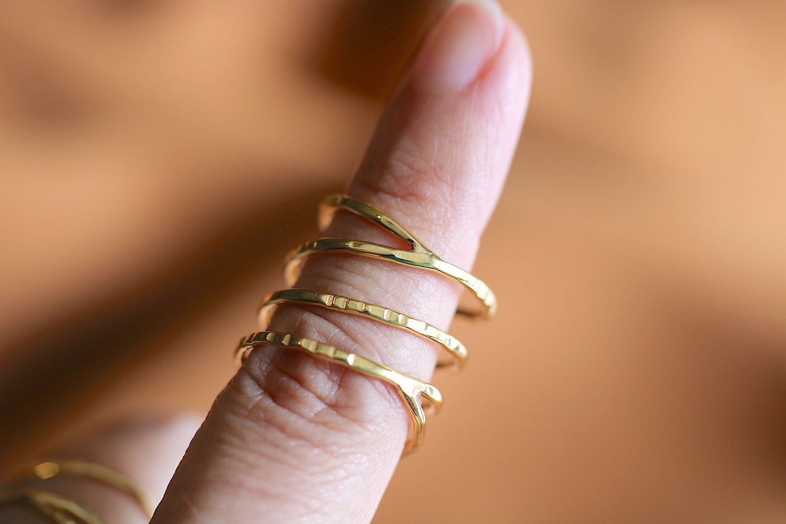 Simple Everyday Ring Coil Rings Skinny Rings Stacking Etsy