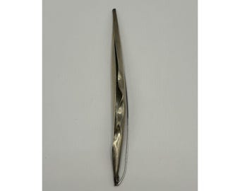 LYDIA GERBIG-FAST Brooch Silver Tone Pin Signed Handmade Jewelry Art Artisan