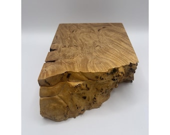 Michael Elkan Oregon Birdseye Maple Burl Box Handmade Wood Trinket Box Art Waxed